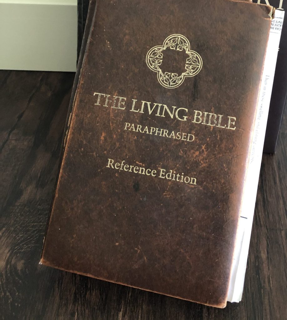 bible and a dictionary