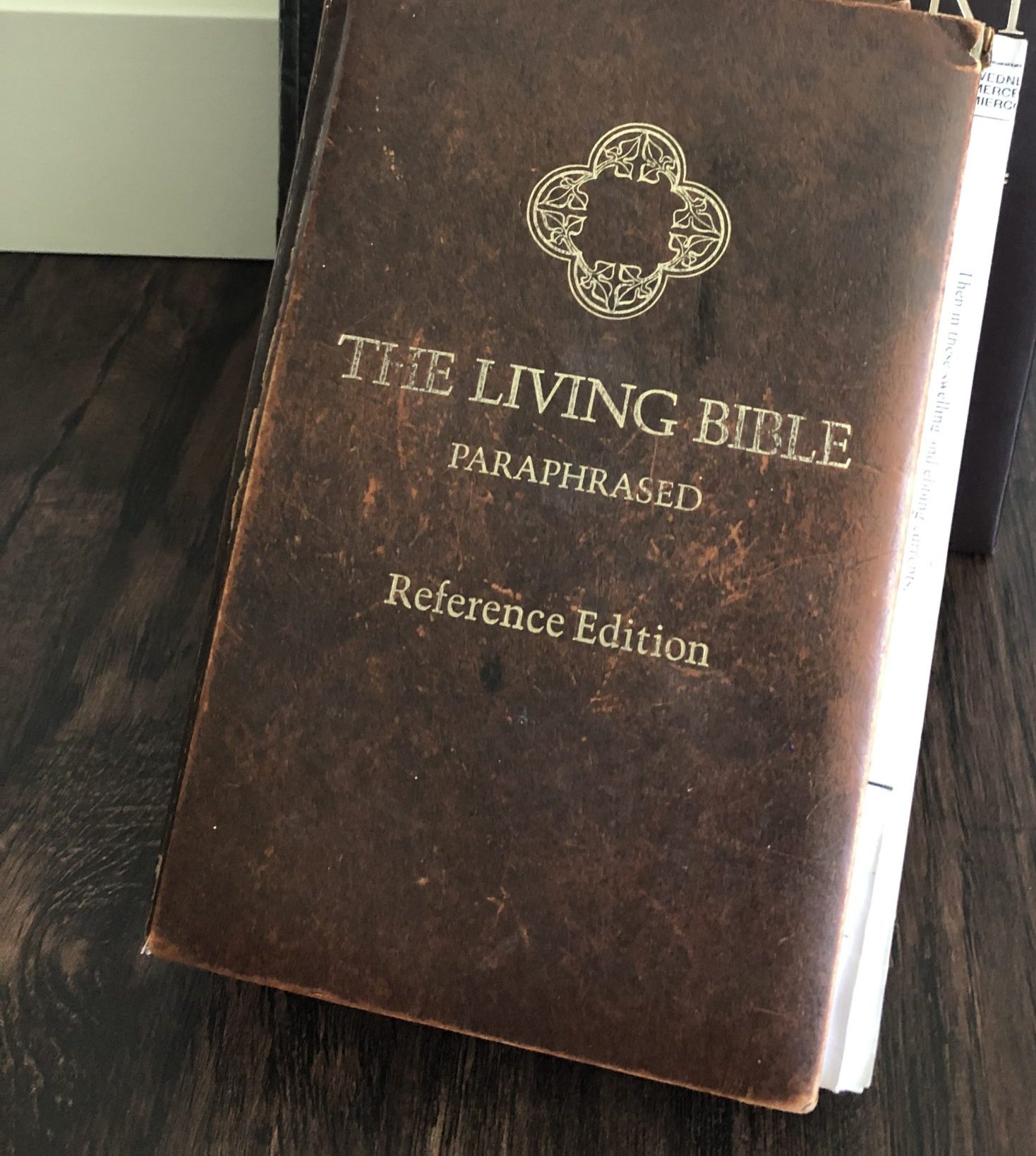 bible and a dictionary